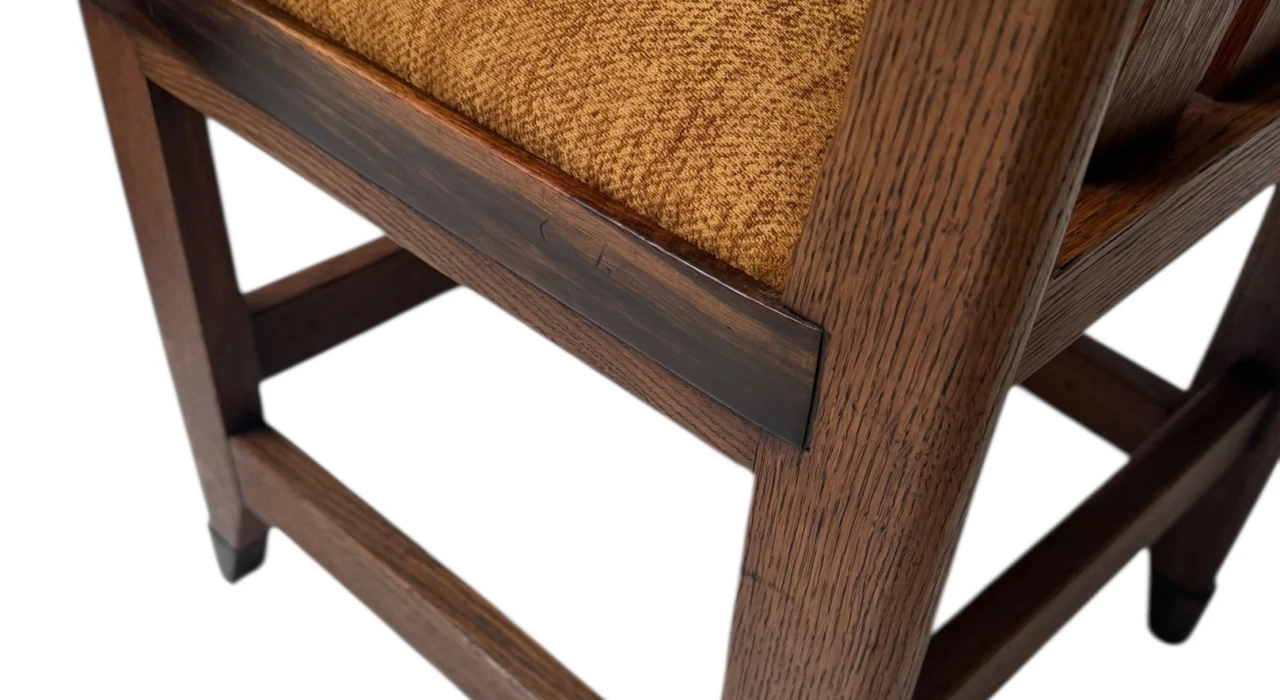 Four Art Deco Modernist Dining Room Chairs by Hendrik Wouda for Pander, 1924